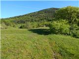 Col - Križna gora above Col